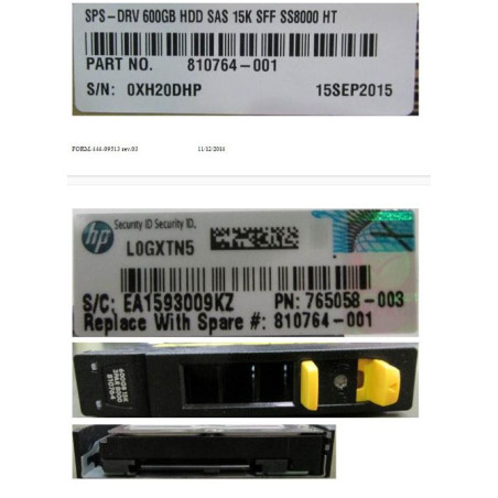 DRV 600GB HDD SAS 15K SFF