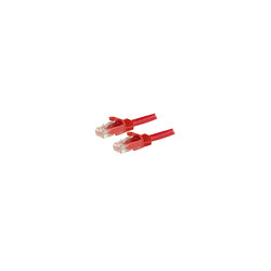 1m Red Snagless UTP Cat6 Patch Cable