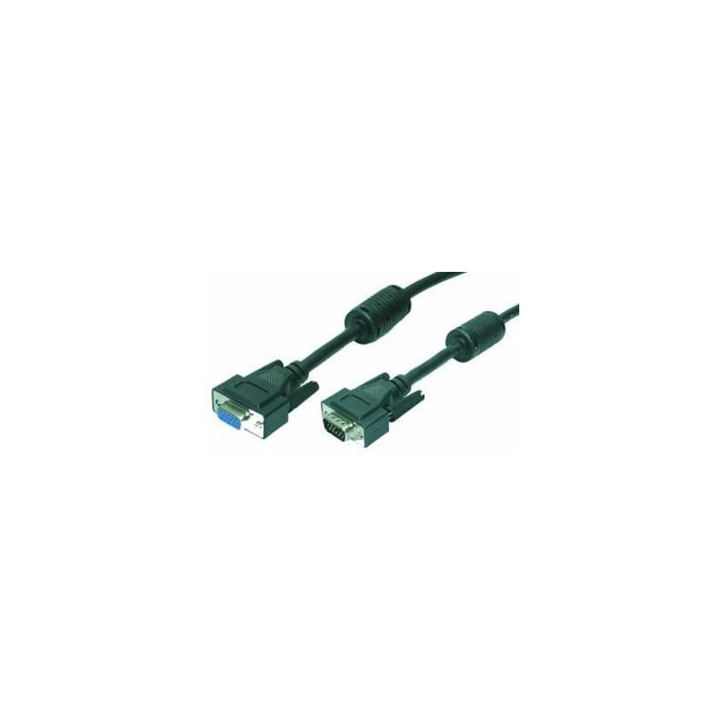 VGA cable, HD15/M to HD15/F,