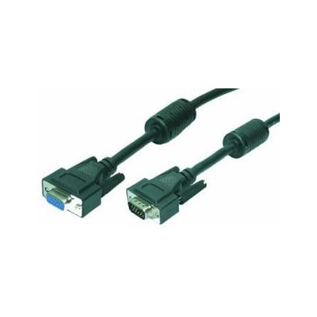 VGA cable, HD15/M to HD15/F,