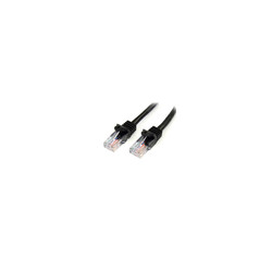 1m Black Snagless UTP Cat5e Patch Cable