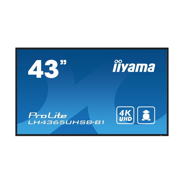 43" 3840x2160, UHD IPS panel