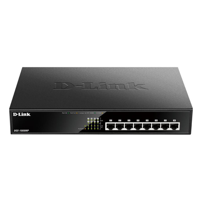 8-Port Desktop Gigabit PoE+