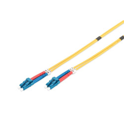 FO patch cord, duplex, LC to
