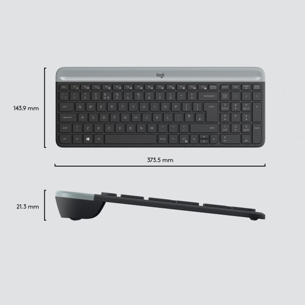 Slim Wireless Keyboard and