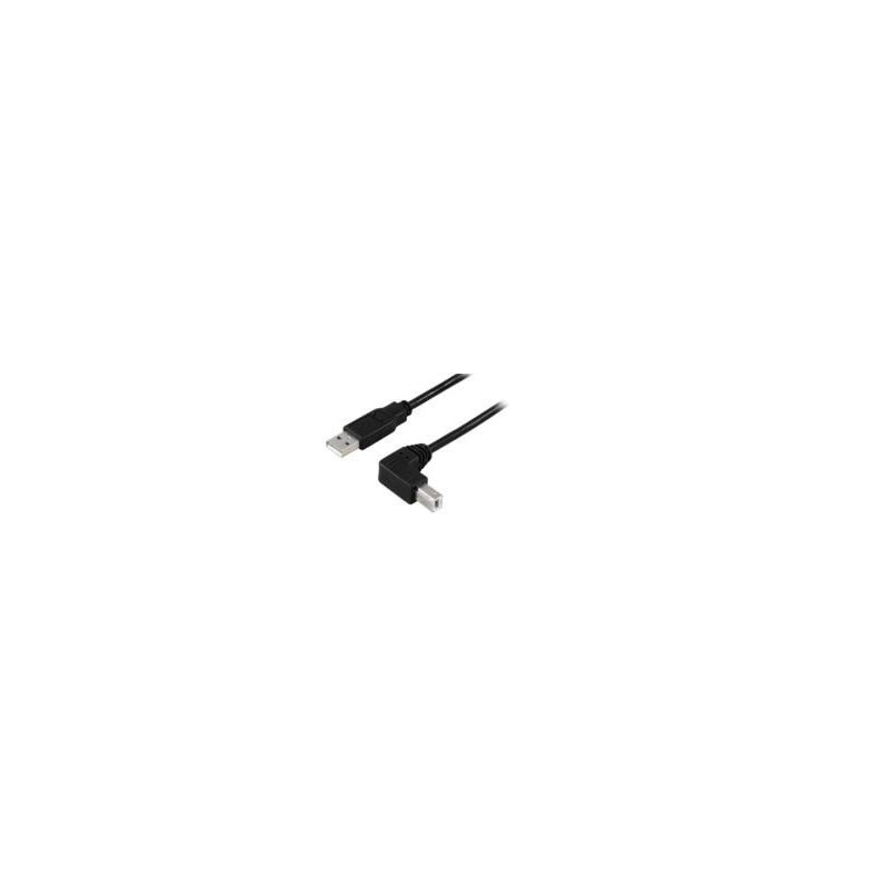 USB-A 2.0 to a USB-B 90