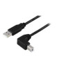 USB-A 2.0 to a USB-B 90