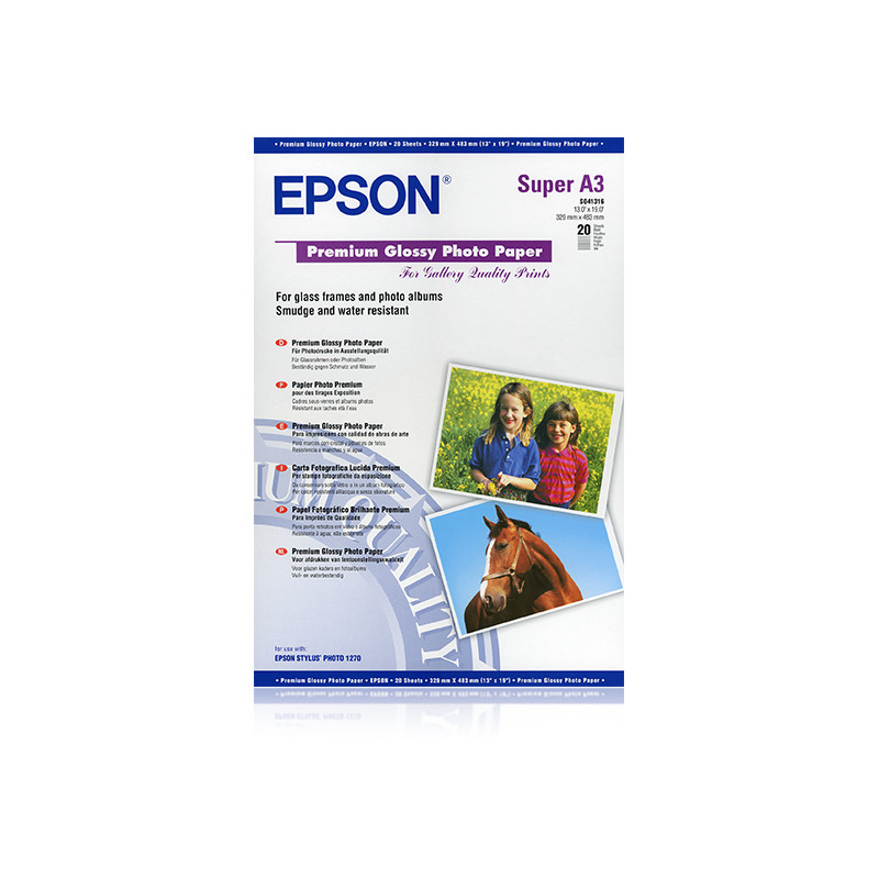 Paper/Prem Glossy Photo A3+250gm2 20sh