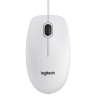 B100, Corded mouse,White