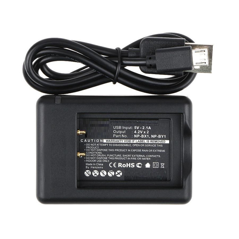 Charger for Sony Camera Black