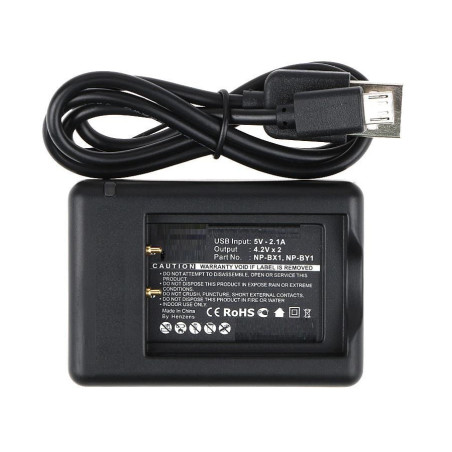 Charger for Sony Camera Black