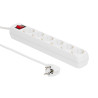 6-way Schuko Socket 1.8M White