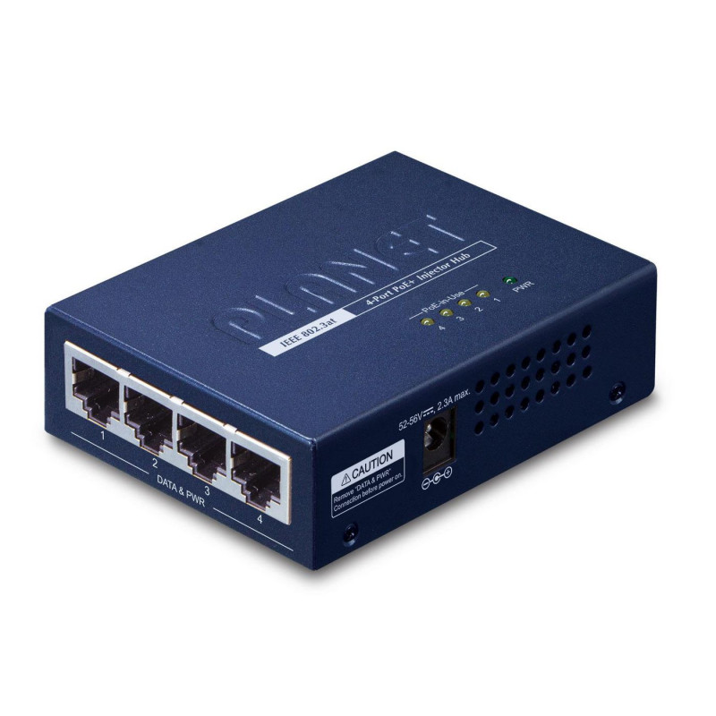 4-Port 802.3at 30W High Power