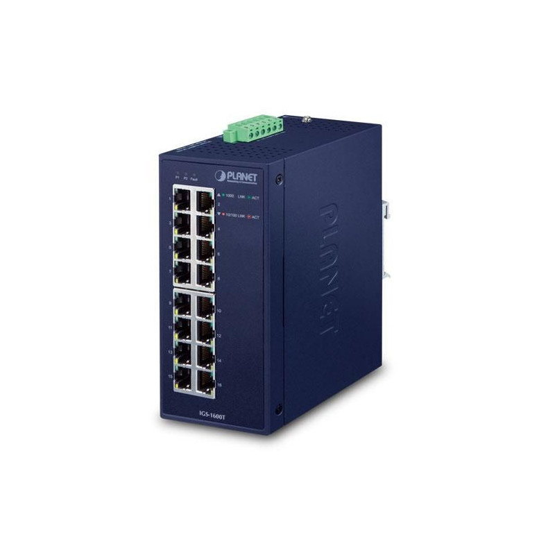 IP30 Industrial 16-Port