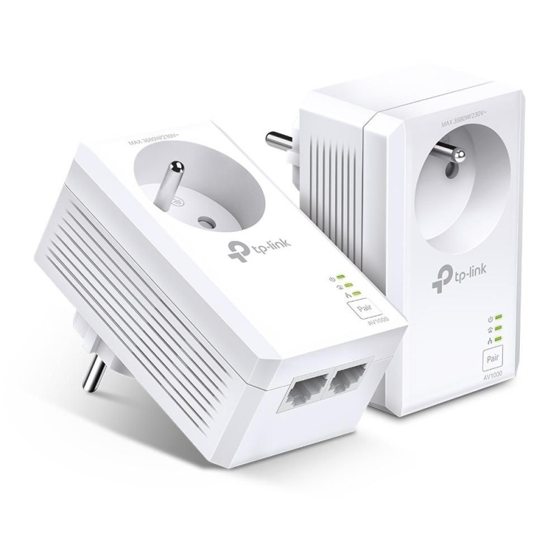 Adaptador Powerline TP-Link TL-PA7027P KIT 1000Mbps/ Alcance 300m/ Pac