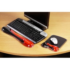Duo Gel Mouse Pad Black/Red