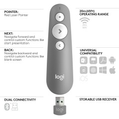 R500 Laser Presentation Remote