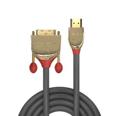 0,5M Hdmi To Dvi Cable, Gold
