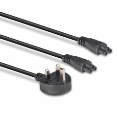 2.5M Uk 3 Pin Plug To Iec 2 X