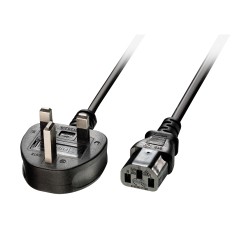 2M Uk To Iec C13 Mains Cable