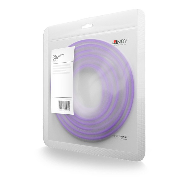 0.3M Cat.6 U/Utp Cable, Purple