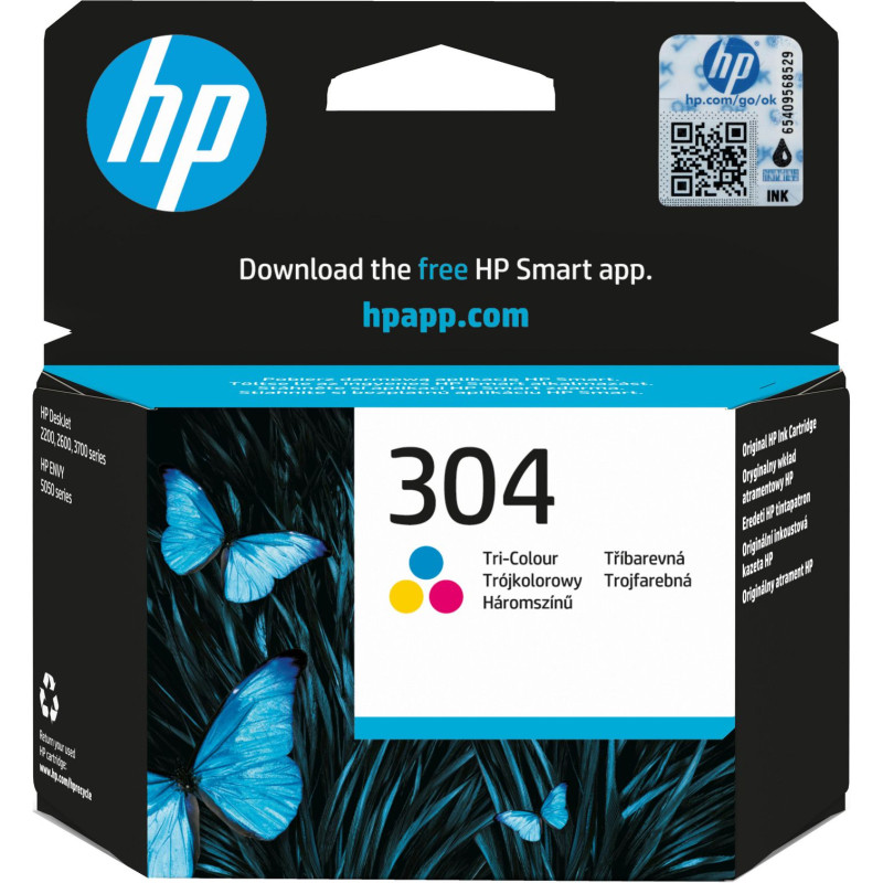 HP 304 Cartucho De Tinta HP304 Tricolor (N9K05AE) | APLIUM