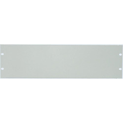 19" Blank Panel, 4U, Grey