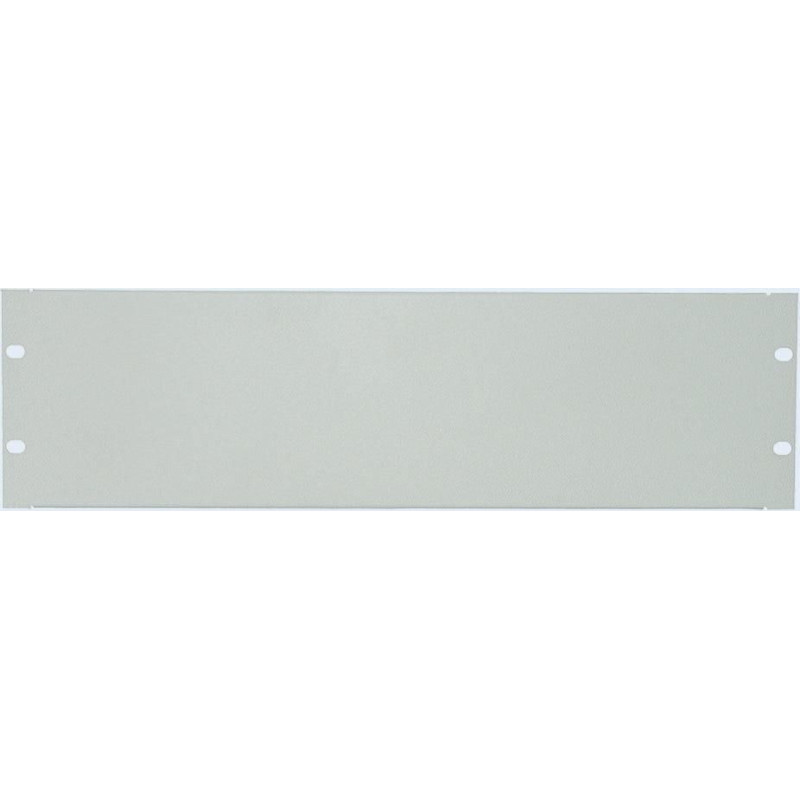 19" Blank Panel, 4U, Grey