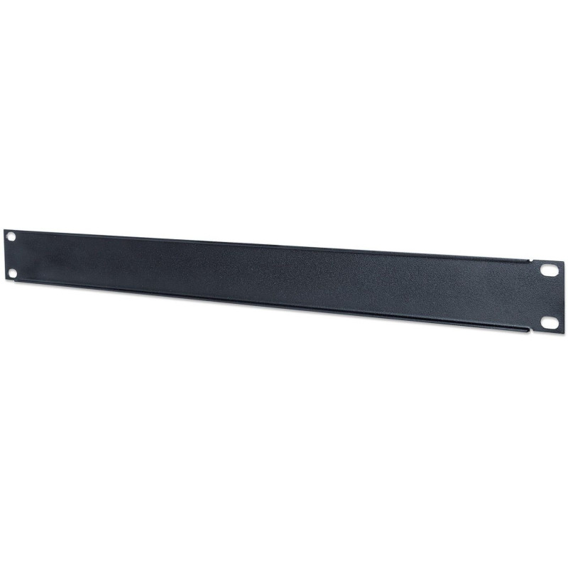 19" Blank Panel, 1U, Black