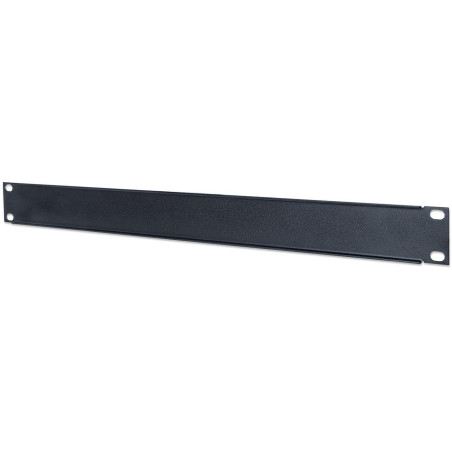 19" Blank Panel, 1U, Black