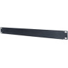 19" Blank Panel, 1U, Black