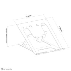 Nsls085Black Foldable Laptop