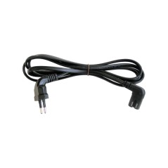Power cord, 2pin, Angled,