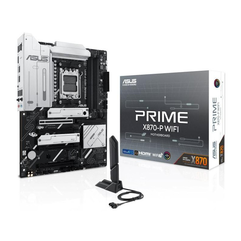 ASUS Prime X870-P WIFI AMD X870 Zócalo AM5 ATX | APLIUM