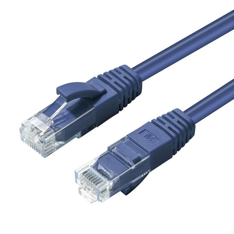 CAT6A UTP 0.5m Blue LSZH