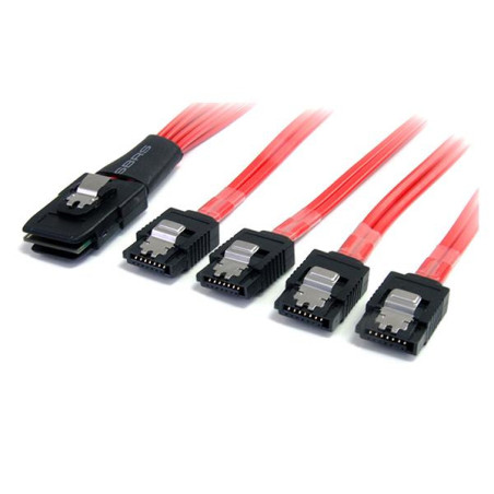 SAS Cable SFF-8087 to 4x Latching SATA