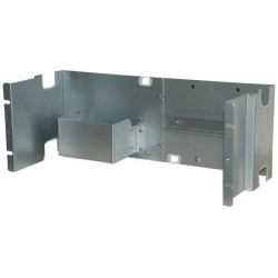 Fitting panel, 19", 2 DIN