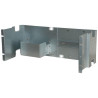Fitting panel, 19", 2 DIN