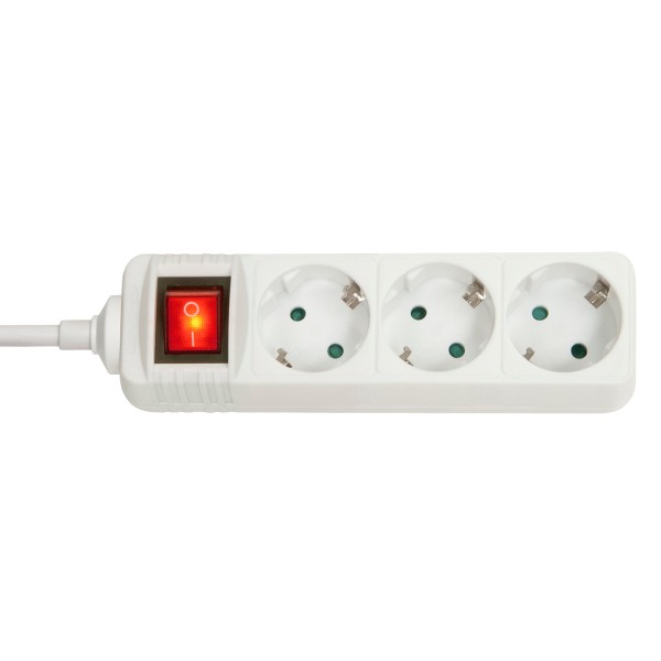 3-Way Schuko Mains Power