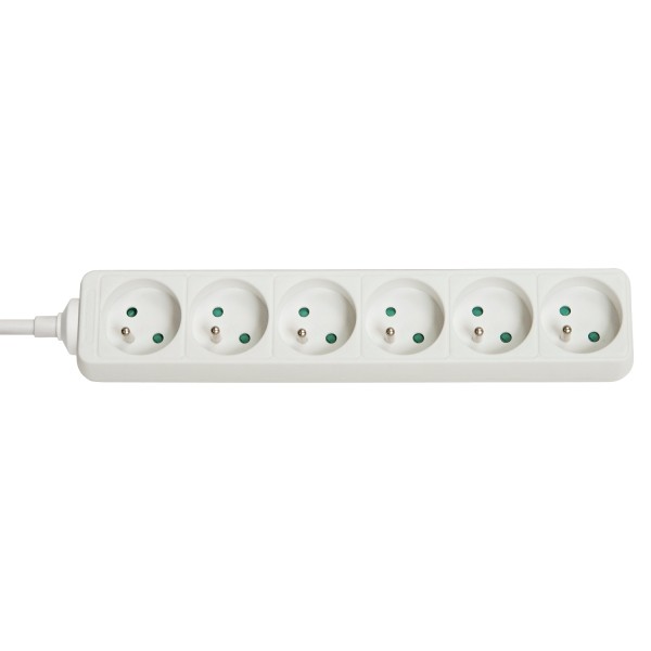 6-Way French Schuko Mains