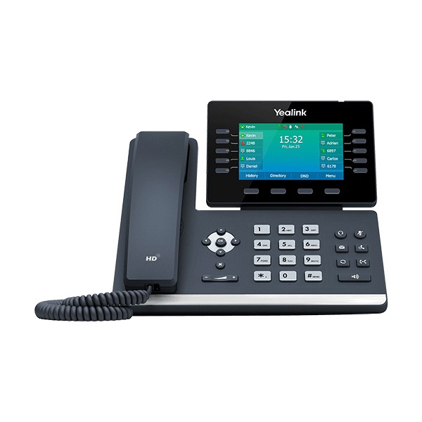 Ip Phone Black 10 Lines Lcd