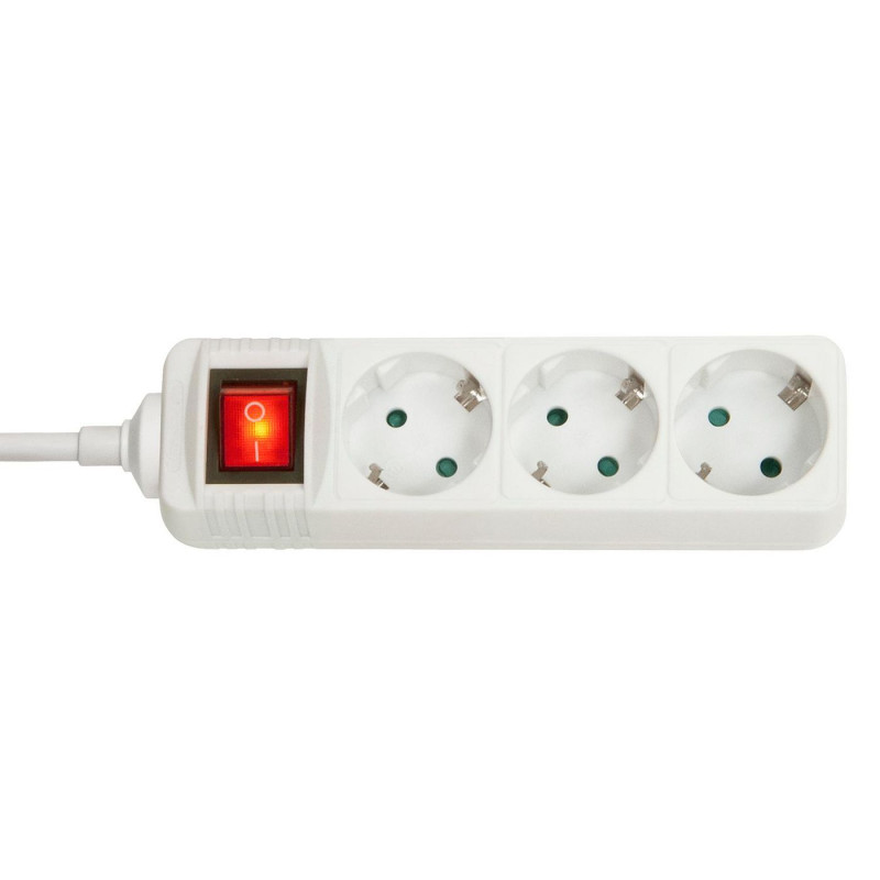 3-Way Schuko Mains Power