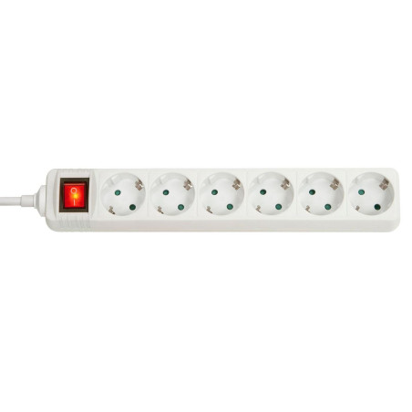 6-Way Schuko Mains Power