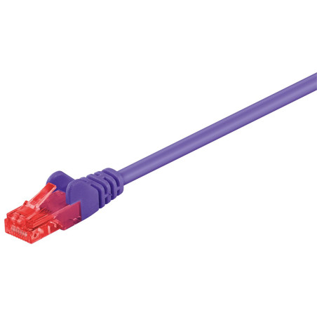 U/UTP CAT6 0.25M Purple PVC
