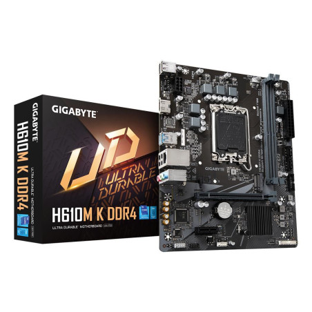 Placa Base Gigabyte H610M K DDR4 Socket 1700/ DDR4/ PCIe 4.0/ Micro AT