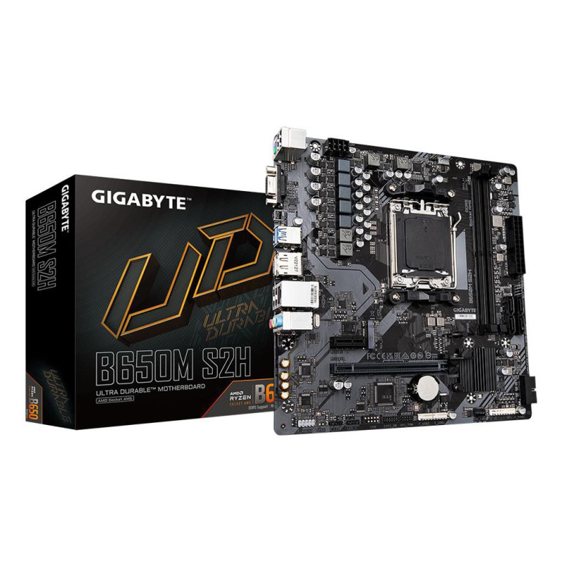 Gigabyte B650M S2H placa base AMD B650 Zócalo AM5 micro ATX | APLIUM