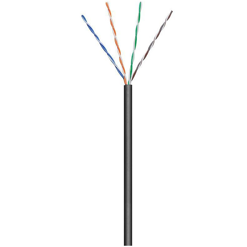 U/UTP CAT5e Outdoor 100m Black