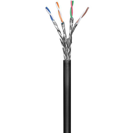 S/FTP CAT6 Outdoor 100m Black
