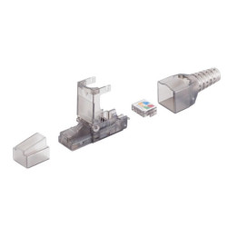 Tool-free RJ45 CAT6A connector