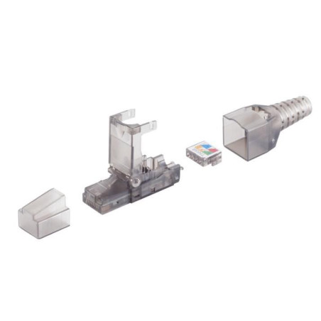 Tool-free RJ45 CAT6A connector